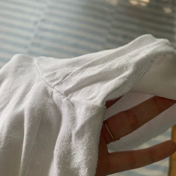 Banana Republic Wide Leg Linen Pants - Subtle Pleats - Picture 7 of 8